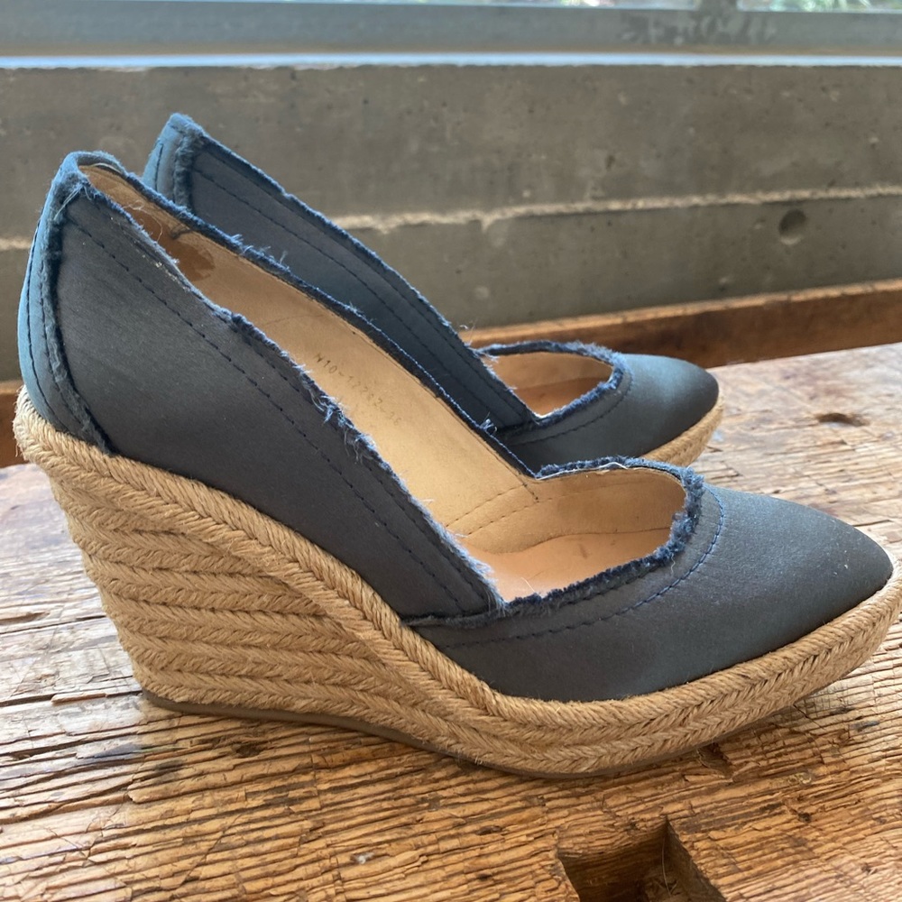 Pedro Garcia silk wedge